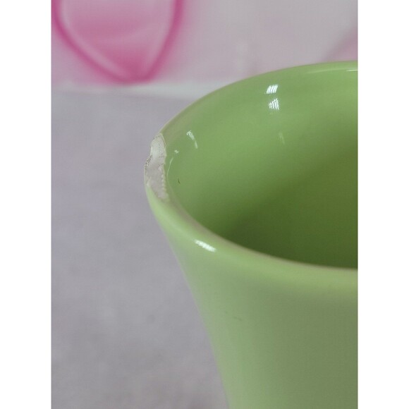 FTD Mint Vintage Lime Green Numbered Collectible Elegant Home Decor Vase - Picture 4 of 8